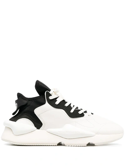 Y-3 White & Black Kaiwa Sneakers