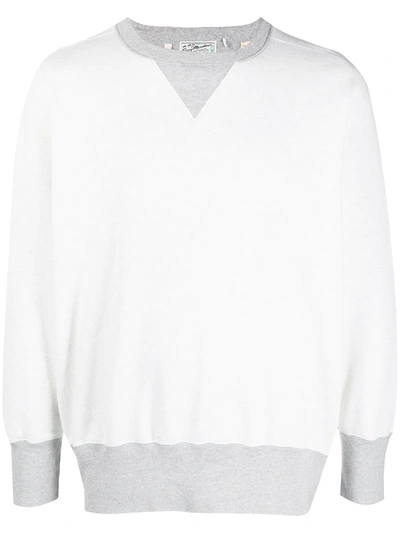 Levi's Colour-block Cotton Sweatshirt In Grey