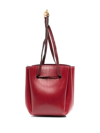 Pre-owned Hermes 1980s  Coin Purse In Red