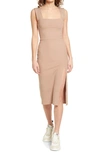 Reformation Cassi Sheath Dress In Sand