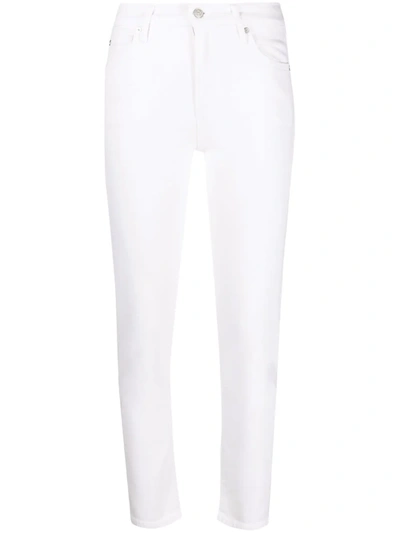 Agolde Nico High Waist Ankle Slim Fit Jeans In Radiate