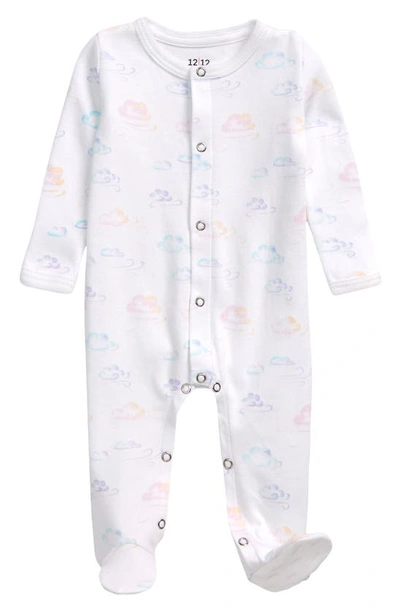 Infant Babies' 1212 The Nightly Fitted One-piece Pajamas In Cloud