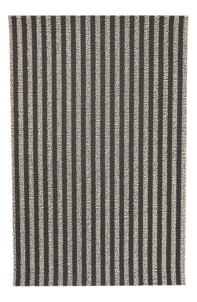 Chilewich Breton Stripe Door Mat In Gravel