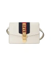 Gucci Sylvie Leather Belt Bag In White