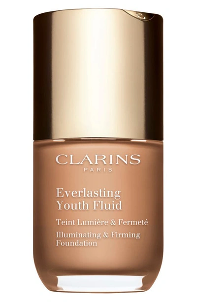 Clarins - Everlasting Youth Fluid Illuminating & Firming Foundation Spf 15 - # 112 Amber 30ml/1oz In Orange,red