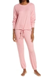 Ugg Gable 2-piece Sweatshirt & Jogger Set In Blush Heather