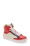 Superdry Basket High Top Sneaker In Navy/ Red/ White