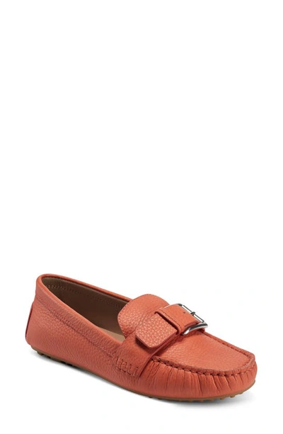 Aerosoles West Buckland Loafer In Orange Leather