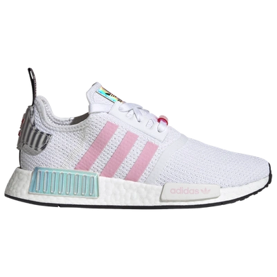 Adidas Originals Women's Nmd R1 Low Top Running Sneakers In White/multi