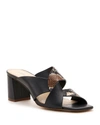 Botkier Women's Ulla Slip On High Heel Sandals In Black Snake