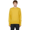 Loro Piana Men's Castlebay Crewneck Cashmere Sweater In 203e Lemon