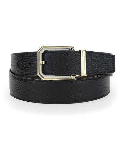 Ferragamo Salvatore  Men's Black Other Materials Belt