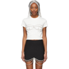 Area Crystal-embellished Stretch-jersey Top In White