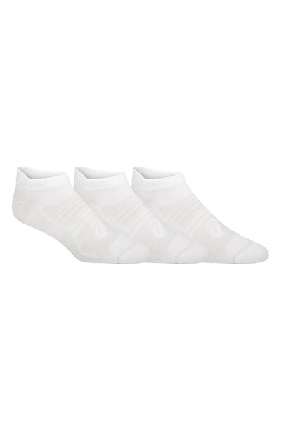 Asicsr Asics Quick Lyte Plus 3-pack Socks In Brilliant White/ Polar Shade