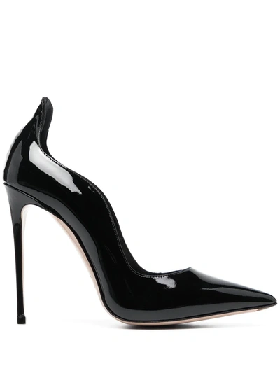 Le Silla Ivy 120 Pumps In Black Patent Leather