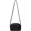 The Row Grain Leather Single Mignon Shoulder Bag In Black