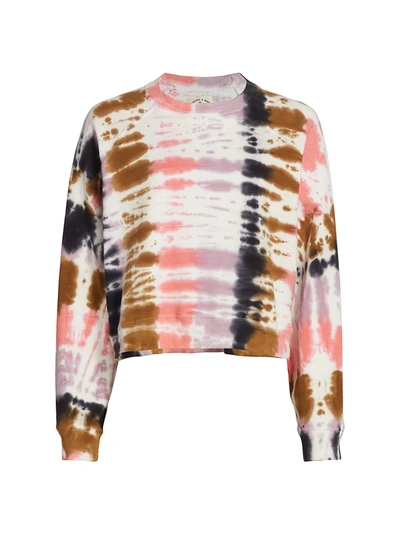 Electric & Rose Ronan Tie-dye Pullover Sweatshirt In Camille Aster Honey