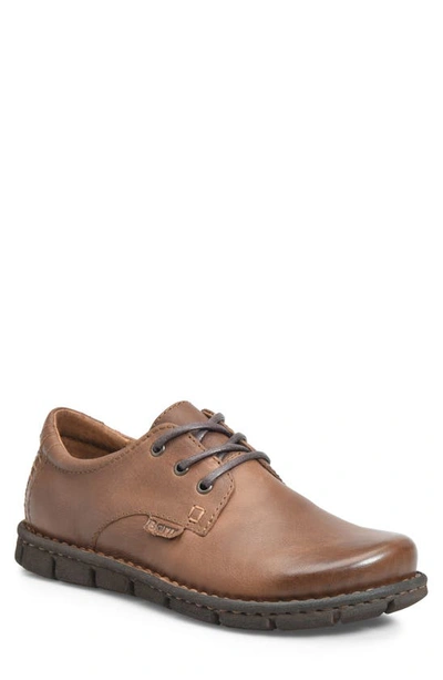 Born Soledad Plain Toe Derby In Brown Leather