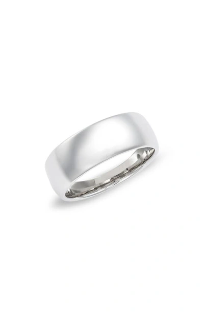 Nordstrom Classic Metal Band Ring In Silver