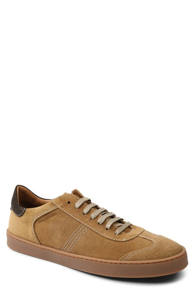 Bruno Magli Men's Bono Classic Sport Lace Up Trainers Men's Shoes In Cognac Suede