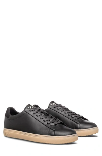 Clae Bradley Cactus Leather - Black In Black Cactus Gum