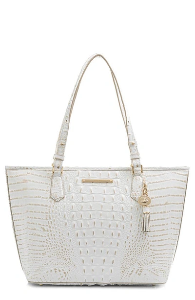 Brahmin 'medium Asher' Leather Tote In Sugar Melbourne