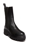 Allsaints Women's Billie Leather Chelsea Booties In Black