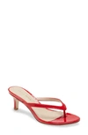 Pelle Moda Slide Sandal In Red Patent