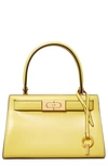 Tory Burch Mini Lee Radziwill Leather Bag In Calendula