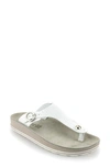 Fantasy Sandals Arianna T-strap Sandal In White Vintage