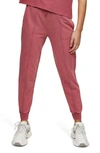 Topshop Acid Wash Joggers In Rose