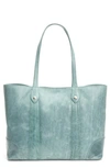 Frye Melissa Double Handle Leather Satchel In Sky
