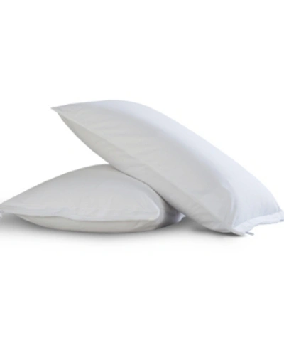 All-in-one Cool King Pillow Protectors With Bed Bug Blocker 2-pack In White
