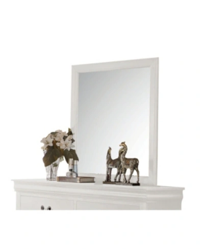 Acme Furniture Louis Philippe Mirror In White