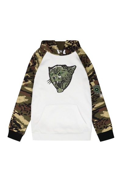 Givenchy Kids' Camouflage Print Sweatshirt In White