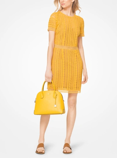 Michael Kors Crochet Lace Dress In Taxi | ModeSens