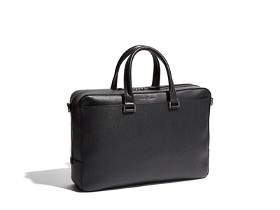 Ferragamo Briefcase In Black