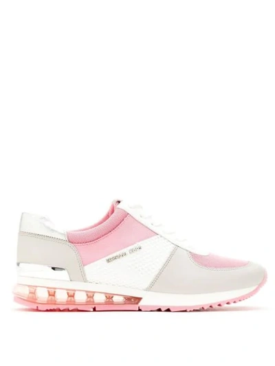Michael Michael Kors Mk Lace-up Sneakers In Pink