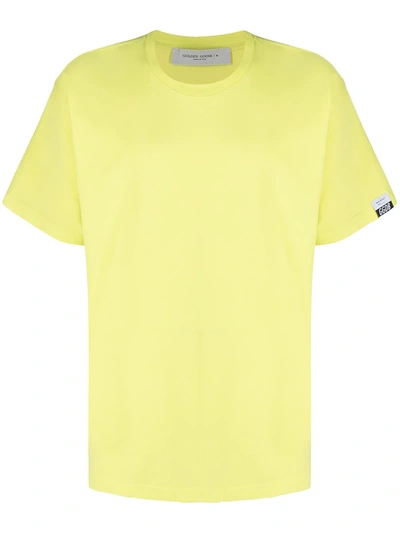 Golden Goose Do What You Love Oversized T-shirt In Yellow