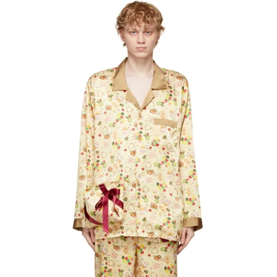 Doublet Beige Packable Pajama Shirt