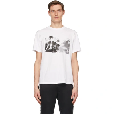 Moncler Maglia Graphic-print T-shirt In 001 White