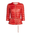 Herno Belted Lucrezia Quilted Jacket In Red