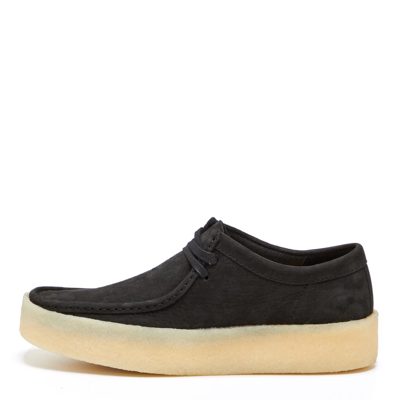 Clarks Originals Black Nubuck Wallabee Cup Lace-up Shoes