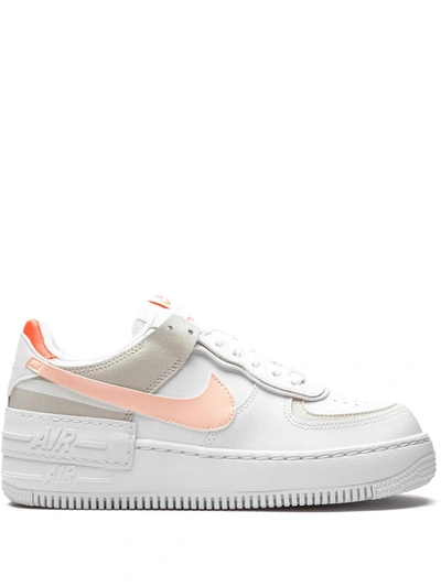 Nike Air Force 1 Shadow Trainers In White