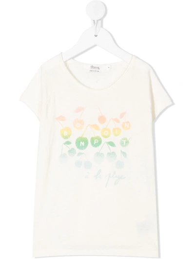 Bonpoint Kids T-shirt For Girls In White