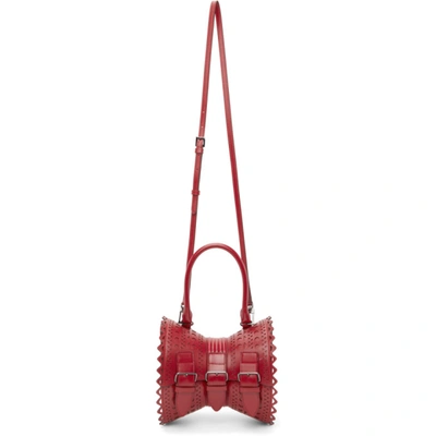 Alaïa Vienne Edition 1992 Corset Leather Top Handle Bag In Red