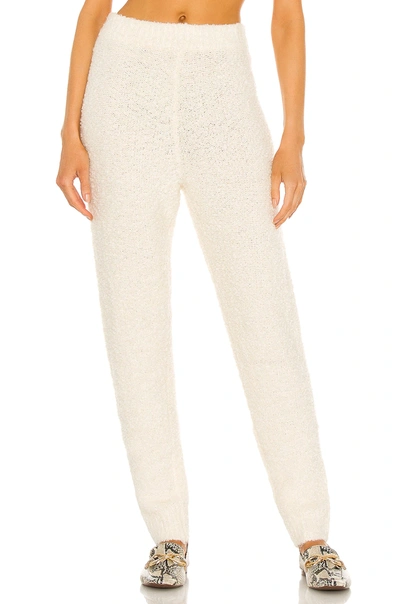 L'academie Boucle Jogger In Winter White
