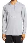 Anetik Low Pro Tech Hoodie In Alloy Heathered
