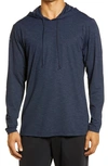Anetik Low Pro Tech Hoodie In Midnight Heathered