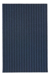 Chilewich Marble Stripe Door Mat In Ruby